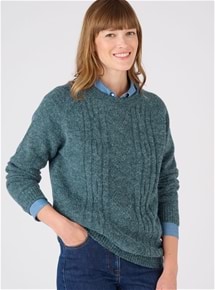 Diamond Melange Sweater